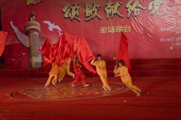 庆党90周年武术表演
