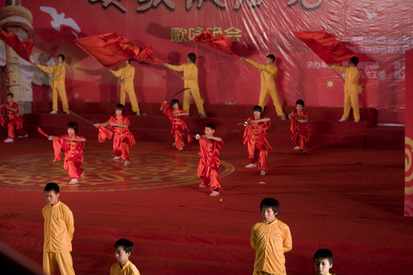 庆党90周年武术表演